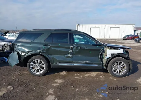 2023 Ford Explorer Xlt z USA, uszkodzony, nr VIN 1FMSK8DH6PGC33797